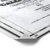 Poster Carte de la Californie de 1851 (Coin)