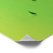 Poster Carte de la Caroline du Sud du lac Marion (Coin)