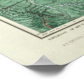 Poster Carte de la classification des terres de l'Idaho (Coin)