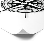 Poster Carte de la commune du Bourbonnais (Coin)