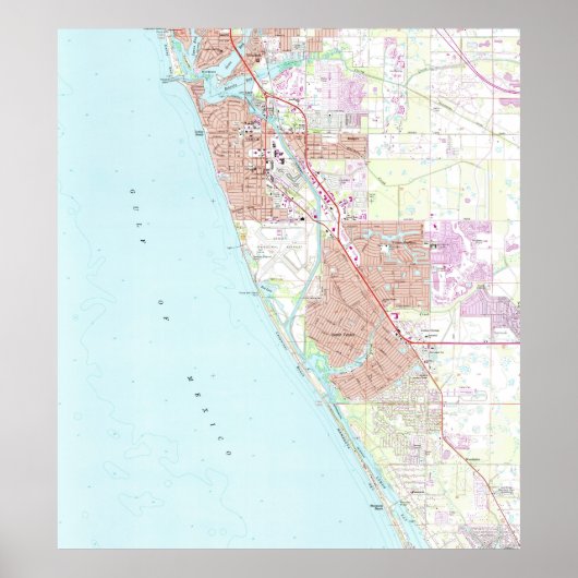 Poster Carte de la Floride de Venise (1973) (Devant)