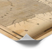 Poster Carte de la France par Arrowsmith (Coin)