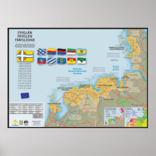 Poster Carte de la Frise