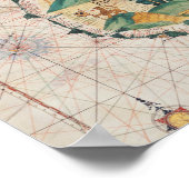 Poster Carte de la Grande-Bretagne (Coin)