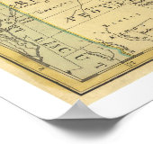 Poster Carte de la guerre révolutionnaire - 1775 (Coin)