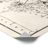 Poster Carte de la Lehigh Valley Transit Company en 1913 (Coin)