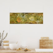 Poster Carte de la lune de Jupiter Lo (Cuisine)