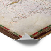 Poster Carte de la Méditerranée orientale (Coin)