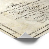 Poster Carte de la piste 2 de Lewis et Clark (Coin)