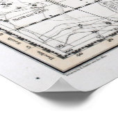 Poster Carte de la plaque Constellations XIV (Coin)