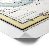 Poster Carte de la plaque de constellations XXVI (Coin)