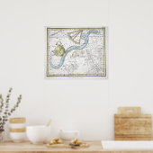 Poster Carte de la plaque de constellations XXVI (Cuisine)