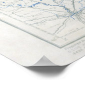 Poster Carte de la position de la 12e armée américaine à  (Coin)