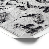 Poster Carte de la prise de Tunis (Coin)