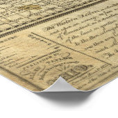 Poster Carte de la réserve de l'Ouest (Coin)