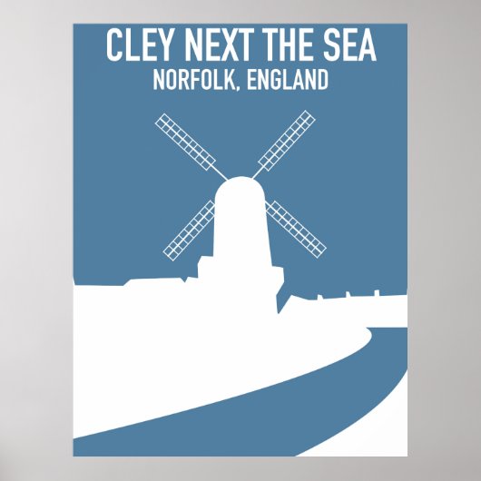 Poster Carte de la Tunisie (Devant)