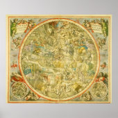 Poster Carte de la typographie du Vieux-Monde (Devant)