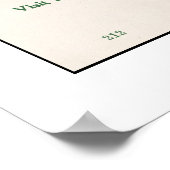 Poster Carte de la vallée de Yosemite en 1914 (Coin)