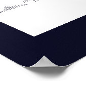 Poster Carte de la ville d'Alicante Espagne (Coin)