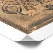 Poster Carte De La Ville De New York 1755 (Coin)