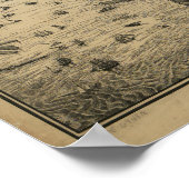 Poster Carte de la ville de New York (1879) (Coin)