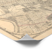 Poster Carte de la ville de Sacramento - 1913 (Coin)