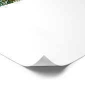 Poster Carte de la ville du Cap Afrique du Sud (Coin)