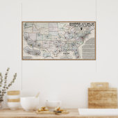 Poster Carte de la violence policière (Cuisine)