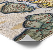 Poster Carte de la Zélande, vers 1560 (Coin)