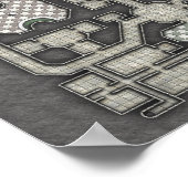 Poster Carte de l'affiche Dungeon (Coin)