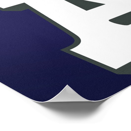 Poster Carte de l'afrique (Coin)