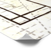 Poster Carte De L'Afrique (Coin)