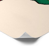 Poster Carte de l'Afrique Mois de l'histoire noire (Coin)