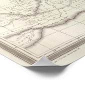 Poster Carte de l'Afrique orientale (Coin)