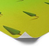 Poster Carte de Lagoa do Fogo São Miguel Açores (Coin)