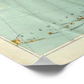 Poster Carte de l'Alaska de Rand McNally (Coin)