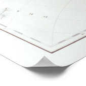 Poster Carte de l'Amérique du Sud (Coin)