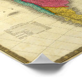 Poster Carte de l'Amérique du Sud 3 (Coin)