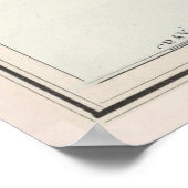 Poster Carte de l'ancienne Cape Cod MA (1878) (Coin)