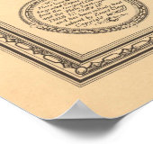 Poster Carte de l'ancienne île de Rhode (1925) (Coin)