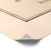 Poster Carte de l'ancienne San Jose CA (1888) (Coin)