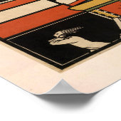 Poster Carte de l'Angleterre du Vieux-Londres (1915) Vint (Coin)