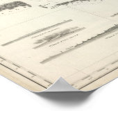 Poster Carte de l'archipel des Navigateurs Samoa (Coin)