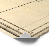 Poster Carte de l'Assemblée américaine (Coin)