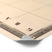 Poster Carte de l'Assemblée de l'Amérique du Sud (Coin)