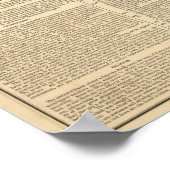 Poster Carte de l'Atlas chinois et japonais (Coin)