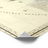 Poster Carte de l'Atlas de l'océan Indien (Coin)