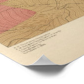 Poster Carte de l'Atlas du parc Hunter (Coin)