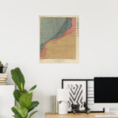 Poster Carte de l'Atlas du parc Hunter (Bureau à domicile)