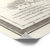 Poster Carte de l'Atlas écossais (Coin)